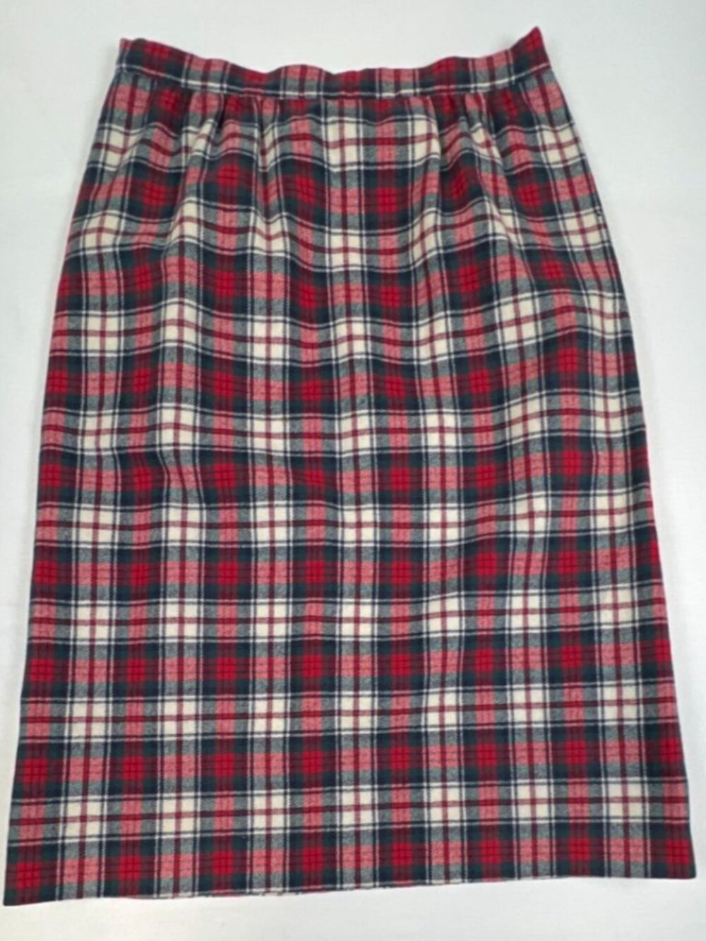 Vintage Pendleton Women 10 Macduff Tartan Plaid 100% Virgin Wool Skirt